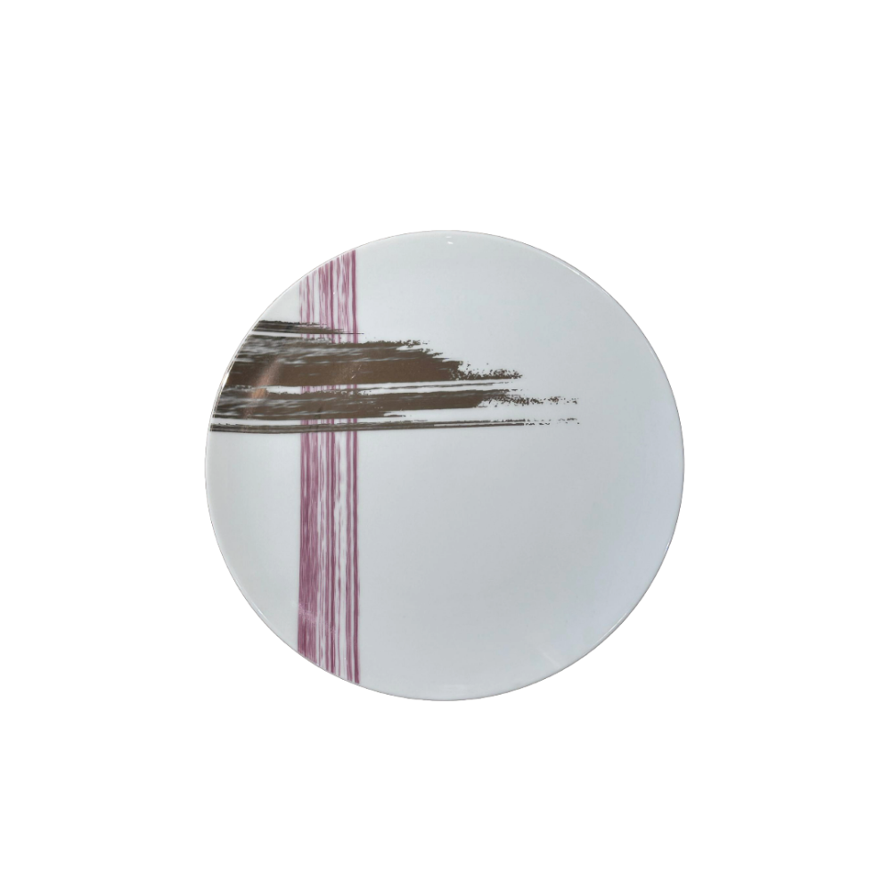 Artisan Brush Rouge Bread Plate