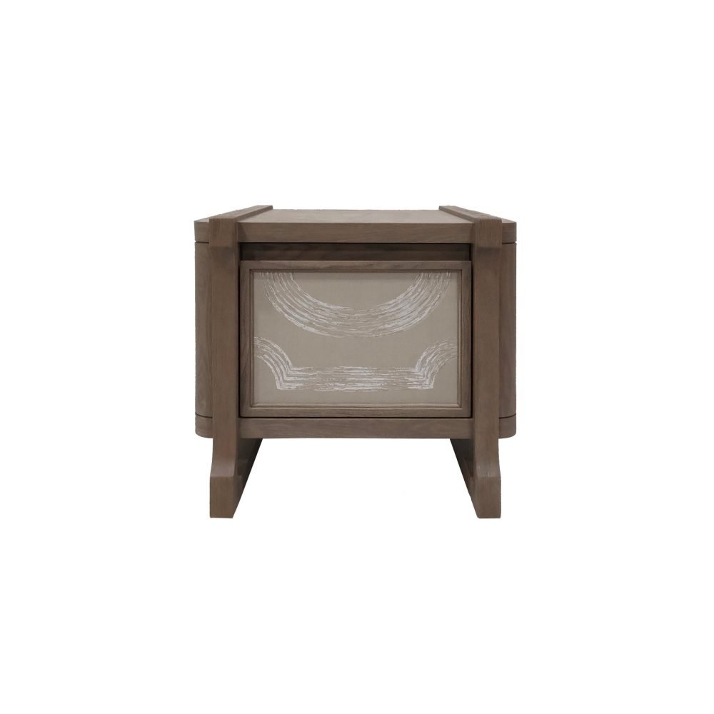 Art Deco Garden Bedside Cabinet