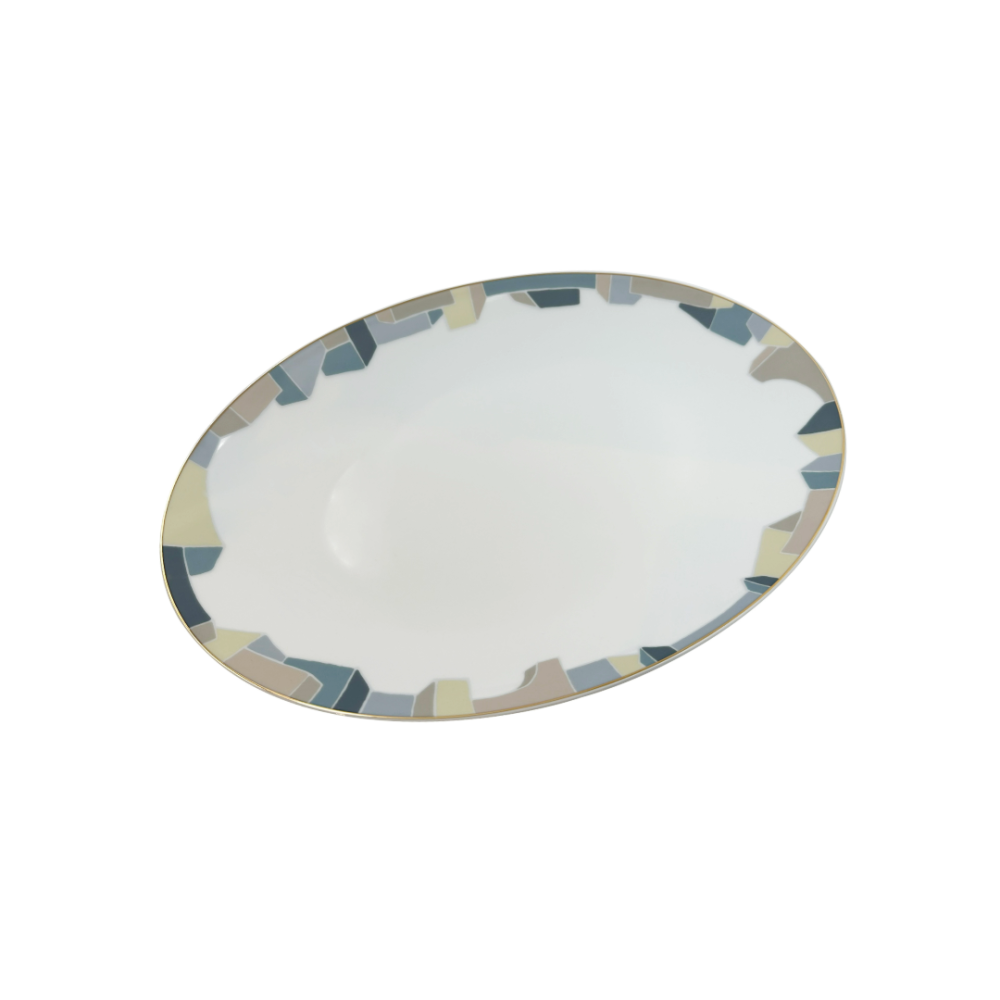 Skyline Collage Oval Serving